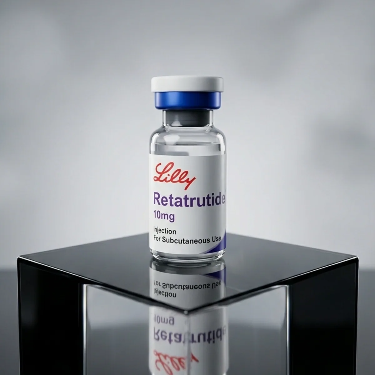 Retatrutide 10mg i glasvial – forskningspeptid från Retatrutidebutiken